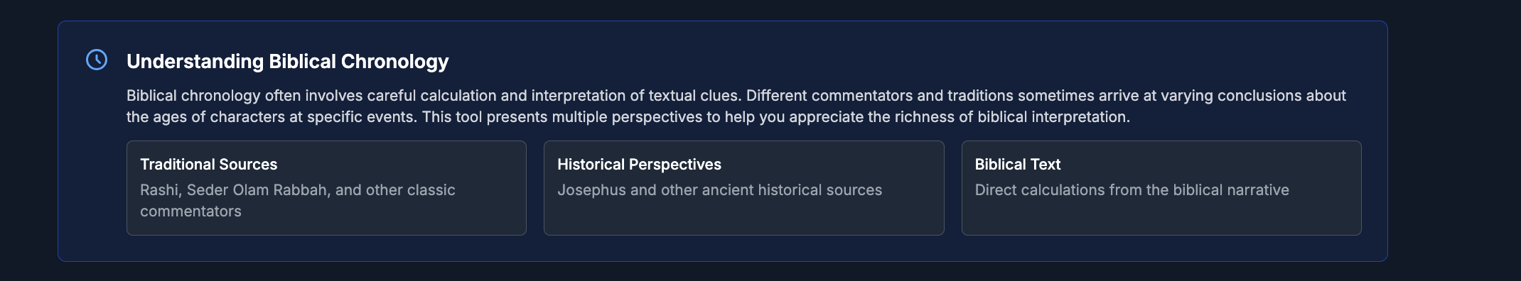 Preview of Biblical Character Timelines